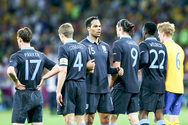 Jolean Lescott England v Sweden EURO 2012