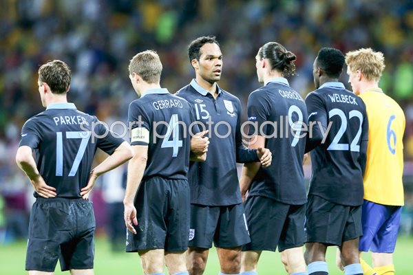 Jolean Lescott England v Sweden EURO 2012
