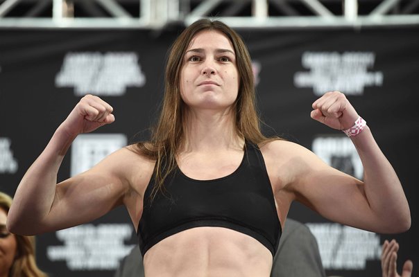 Katie Taylor Ireland Weighs in World Title Fight New York 2018