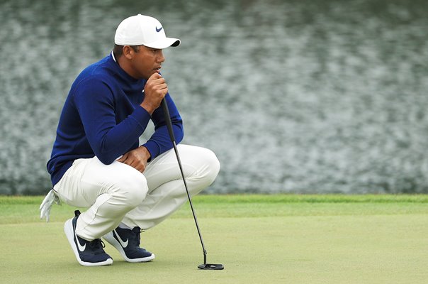 Jhonattan Vegas lines up Monster Birdie Putt 17th Green Players 2019