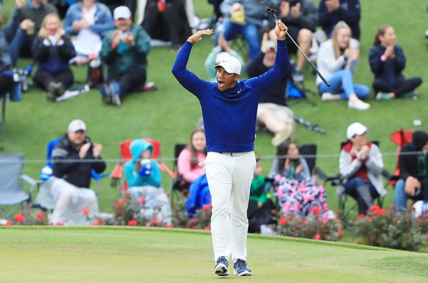 Jhonattan Vegas Venezuela Birdie Putt 17th Green Players 2019