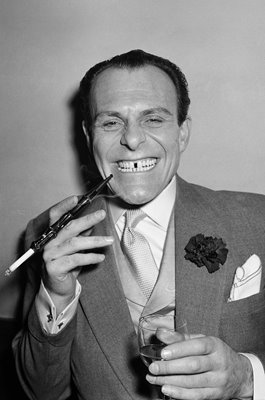 Terry Thomas English & Comedian with Cigarette Holder