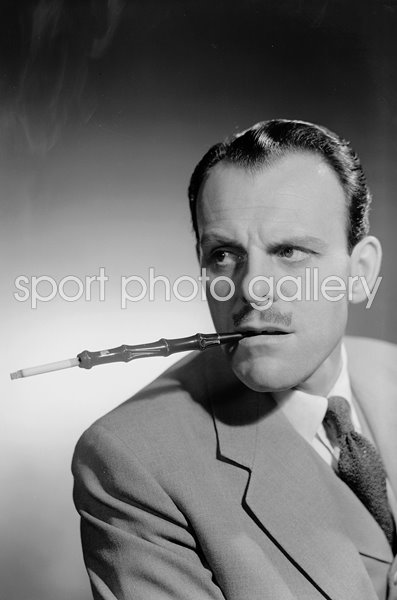 Terry Thomas English Comic Actor with Cigarette Holder