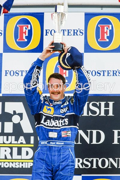 Nigel Mansell British Grand Prix 1992