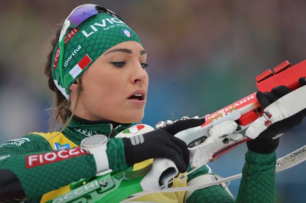 Dorothea Wierer Italy action Biathlon World Cup Germany 2019