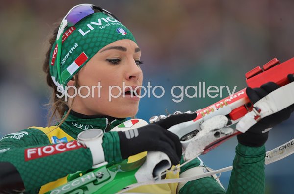 Dorothea Wierer Italy action Biathlon World Cup Germany 2019