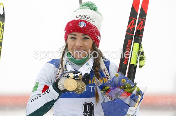 Dorothea Wierer Italy Gold Biathlon World Championships Sweden 2019