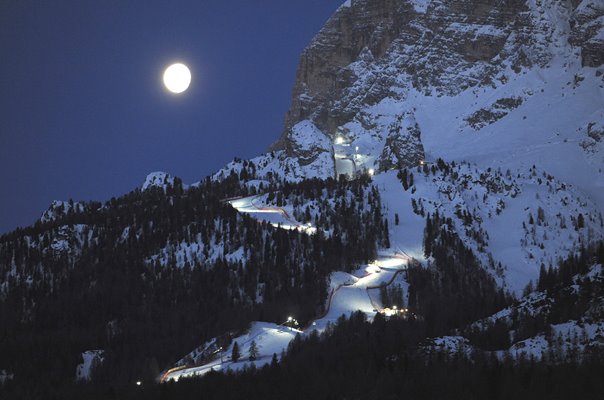 World Cup Women's Downhill Course Cortina d'Ampezzo, Italy 2011