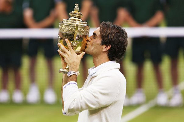 Roger Federer Switzerland Wimbledon Singles Champion 2012
