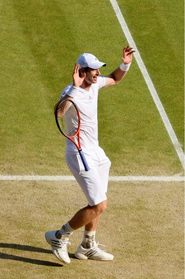Andy Murray Winning Moment Wimbledon Final 2013