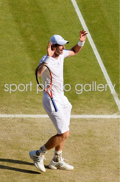 Andy Murray Winning Moment Wimbledon Final 2013