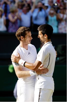 Andy Murray & Novak Djokovic Wimbledon Final 2013