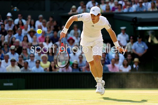 Andy Murray Great Britain Backhand Wimbledon Final 2013