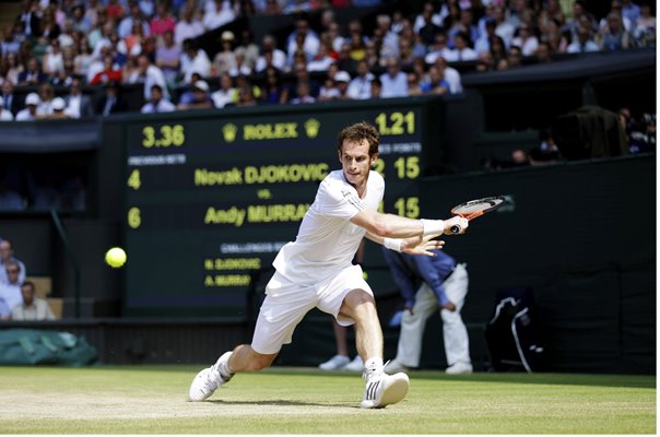 Andy Murray Great Britain Wimbledon Final 2013