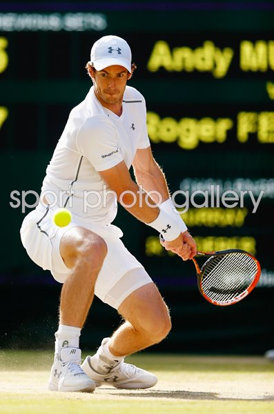 Andy Murray Great Britain Backhand Wimbledon Final 2016