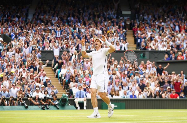 Andy Murray Great Britain Winning Moment Wimbledon 2016