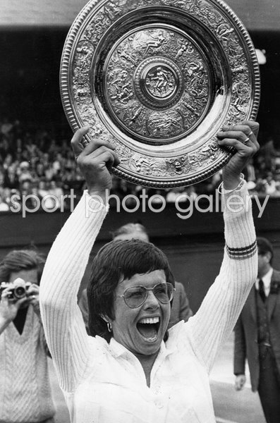 Billie Jean King USA Wimbledon Champion 1972