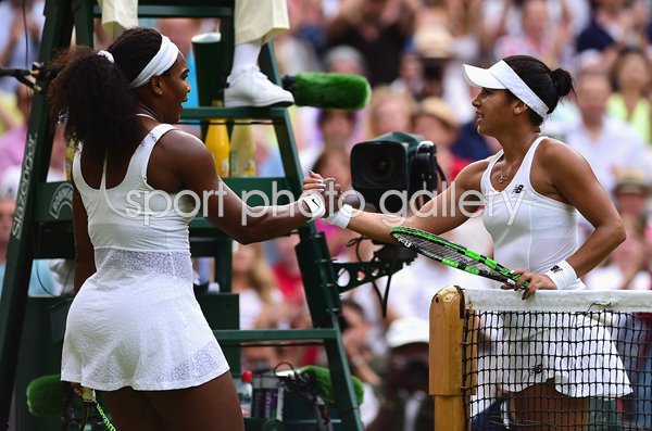 Serena Williams v Heather Watson Epic Wimbledon 2015