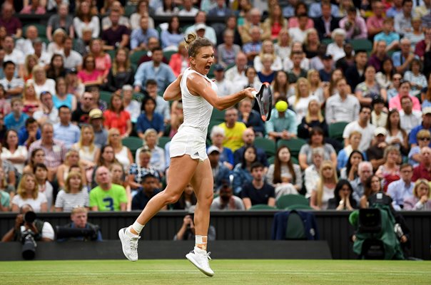 Simona Halep Romania Centre Court Wimbledon 2017