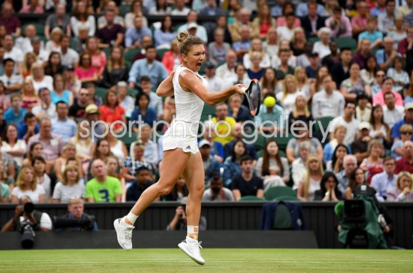 Simona Halep Romania Centre Court Wimbledon 2017