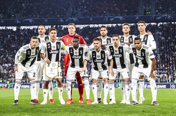 Juventus team v Ajax Champions League Quarter Final 2019