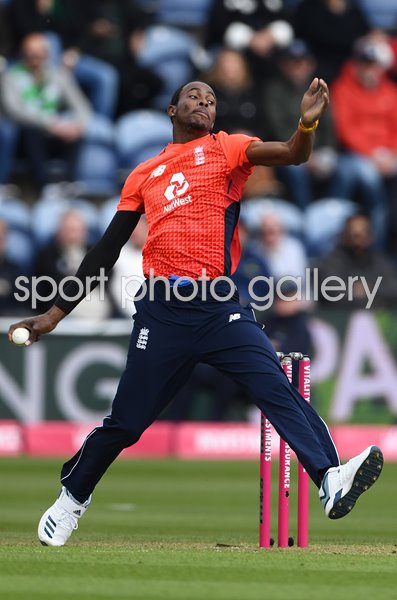 Jofra Archer England v Pakistan Twenty20 Cardiff 2019