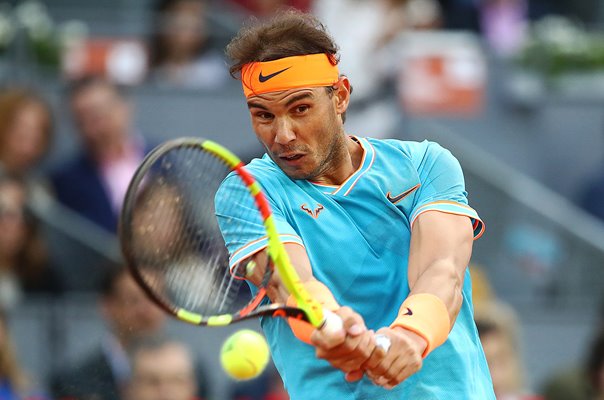 Rafael Nadal Spain Backhand Madrid Open 2019