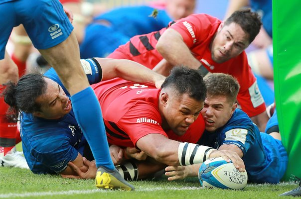 Billy Vunipola Saracens scores v Leinster Champions Cup Final 2019