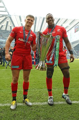 Maro Itoje & Owen Farrell Saracens Champions Cup 2019