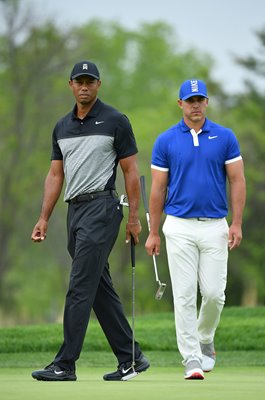 Brooks Koepka & Tiger Woods USPGA Bethpage Black Course 2019