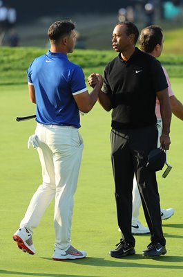 Brooks Koepka & Tiger Woods USPGA Bethpage Black 2019