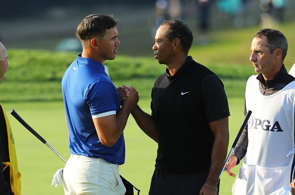 Brooks Koepka & Tiger Woods USPGA Bethpage Black New York 2019