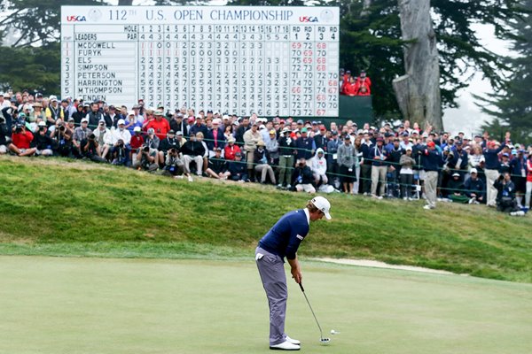 Webb Simpson US Open Winning Putt 2012