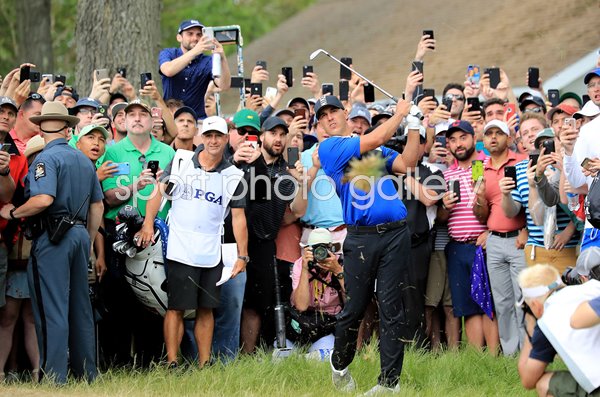 Brooks Koepka USA 13th Hole Round 4 USPGA Bethpage Black 2019