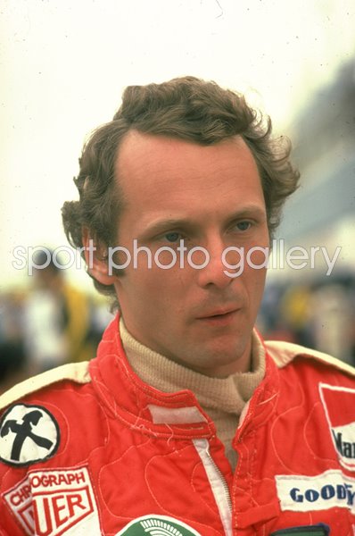 Niki Lauda Austrian Motor Racing Legend 1975