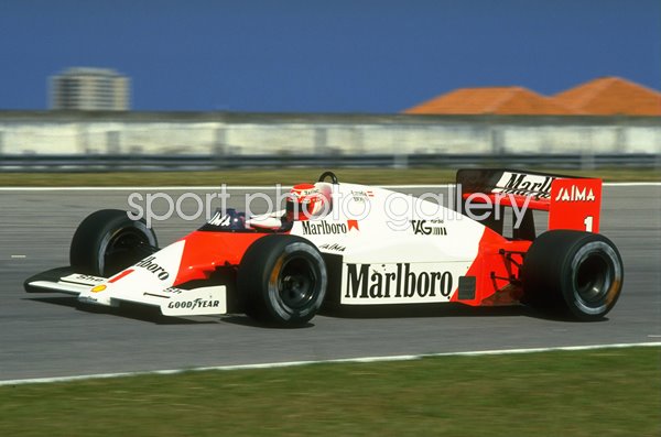 Niki Lauda Austria McLaren Brazilian Grand Prix 1985