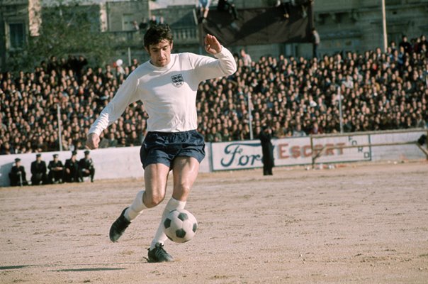 Norman Hunter England v Malta Euro Qualifiers 1971