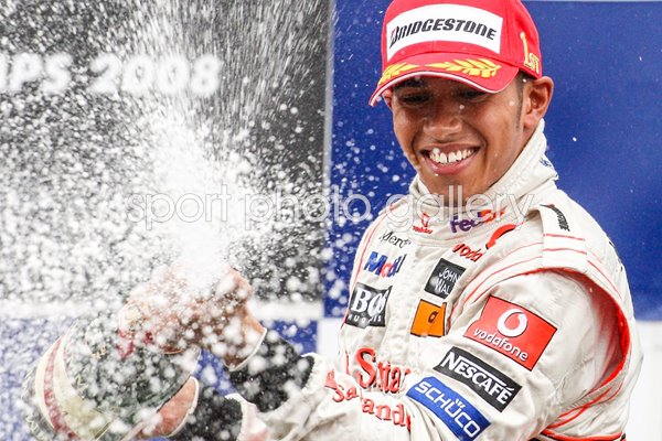 Lewis Hamilton Great Britain & McLaren Belgian GP Spa 2008