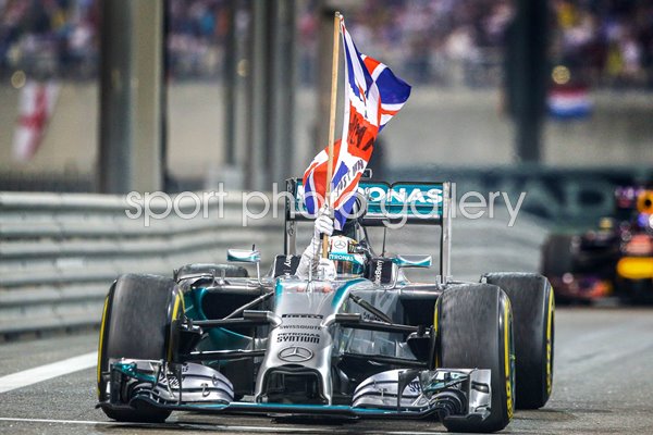 Lewis Hamilton Great Britain & Mercedes World Champion 2014