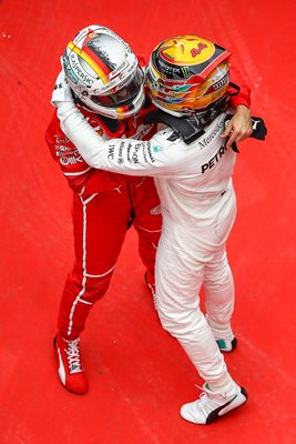 Winner Lewis Hamilton & 2nd Place Sebastian Vettel China GP 2017
