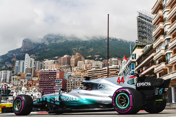 Lewis Hamilton Great Britain & Mercedes Monaco Grand Prix 2017