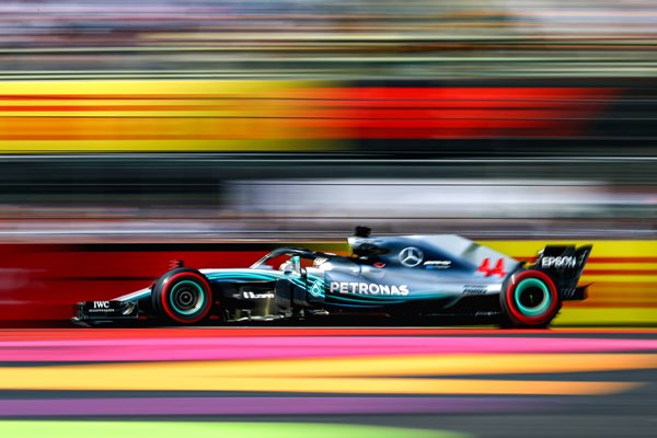 Lewis Hamilton Mercedes Grand Prix of Mexico Practice 2018