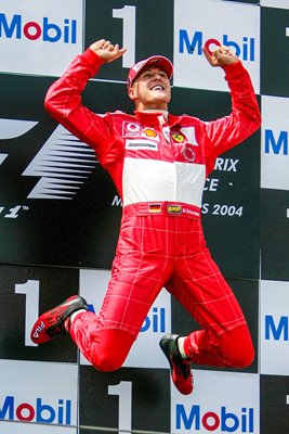Michael Schumacher Germany & Ferrari wins French F1 GP 2004