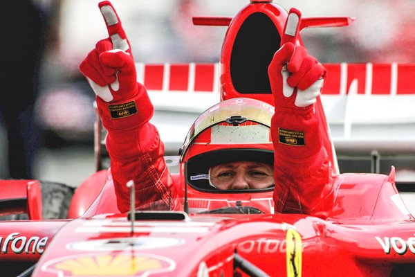Michael Schumacher wins German F1 GP Hockenheim 2006