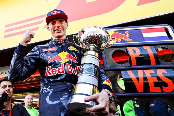 Max Verstappen Netherlands & Red Bull wins Spanish GP 2016