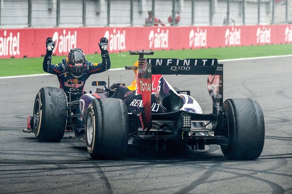 Sebastian Vettel Germany F1 World Champion India 2013