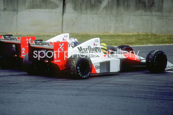 Ayrton Senna v Alain Prost Japaneze GP Suzuka 1989