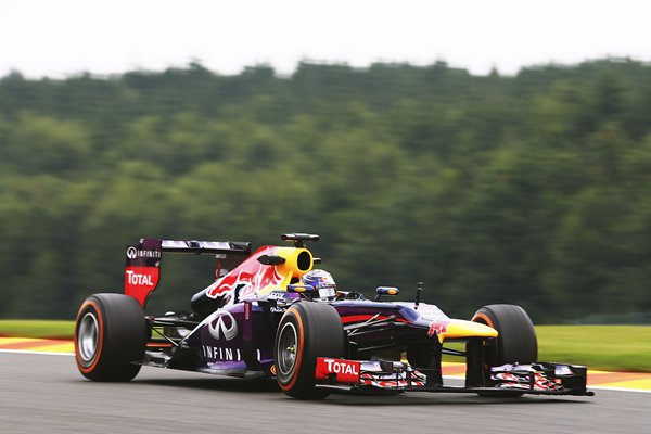 Sebastian Vettel Red Bull Grand Prix of Belgium 2013