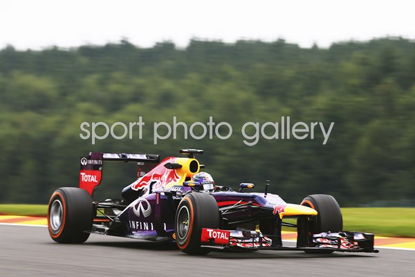 Sebastian Vettel Red Bull Grand Prix of Belgium 2013