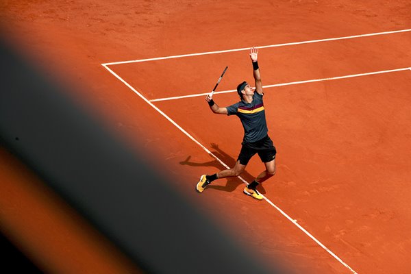 Juan Martin Del Potro French Open 2019 Day Three